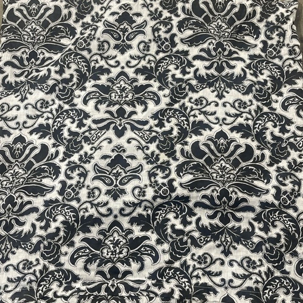 Ethan Allen Linen floral Pillow sham vintage